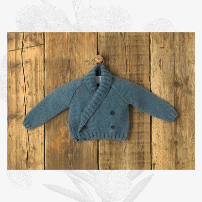 Louis Cardigan in Willow and Lark Nest - Downloadable PDF