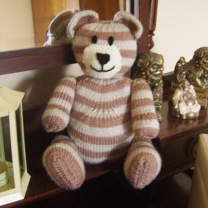 Go Faster Bear - knitting pattern