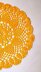 Crochet Yellow Doily Pattern