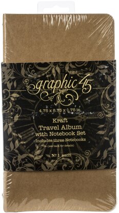 Graphic 45 Staples Travel Album Set - W/Notebook