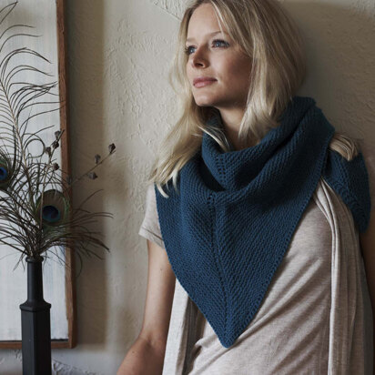 Rustic Shawl in Imperial Yarn Tracie Too - P140 - Downloadable PDF