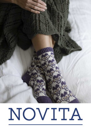 Pansy Socks in Novita Venla - Downloadable PDF