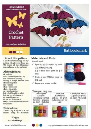 163 Bat bookmark