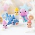 7-in-1 deep ocean crochet pattern amigurumi by AradiyaToys (Olka Novytska) mini kingdom stingray whale shark jellyfish diver crochet tutorial DIY PDF file