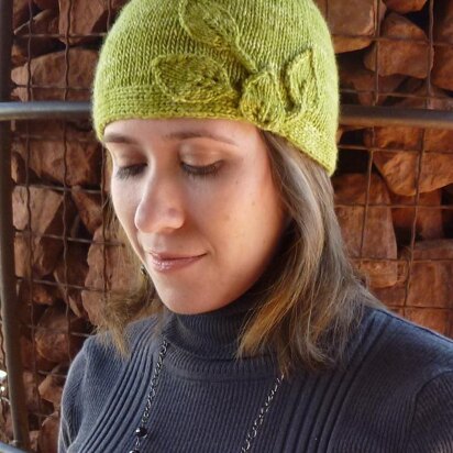 Rambling Vines Hat - knitting pattern