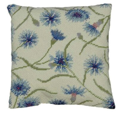 Cleopatras Needle Cornflower Herb Pillow Tapestry Kit - 10 x 10in/ 25 x 25cm