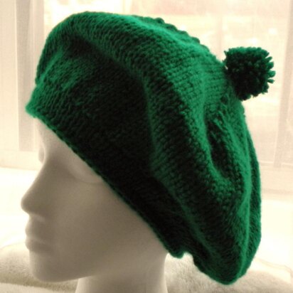 St Patrick's Day Beret - knitting pattern
