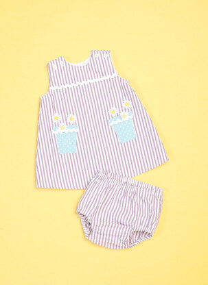 Butterick Baby Overalls, Dress and Panties B6905 - Paper Pattern, Size NB-S-M-L-XL