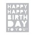 Hero Arts Fancy Dies - Birthday Message Cover Plate