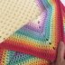 Rainbows and Cream Baby Blanket