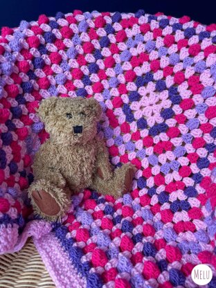 Bella’s Bobble Granny Square Blanket