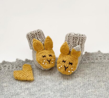 Bunny baby socks