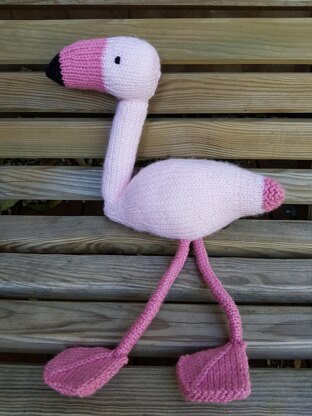 Knitted Flamingo