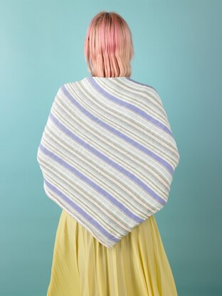Paintbox Yarns Summertime Shawl (Free).