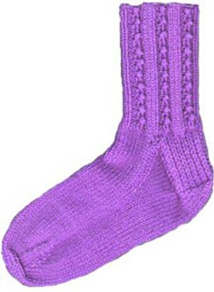 Purple Pearls Socks