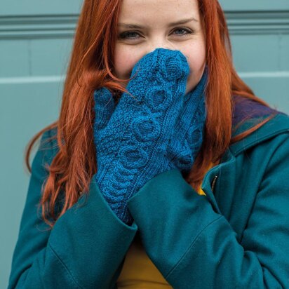 Lerryn Mittens - knitting pattern
