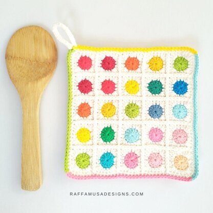 Scrappy Dots Potholder