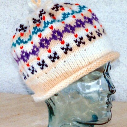 Easy Fair Isle Hat