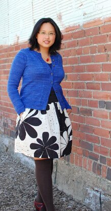 Laura Chau Castlegar Cardigan PDF (Large Sizes)