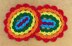 Rainbow oval coaster II by HueLaVive