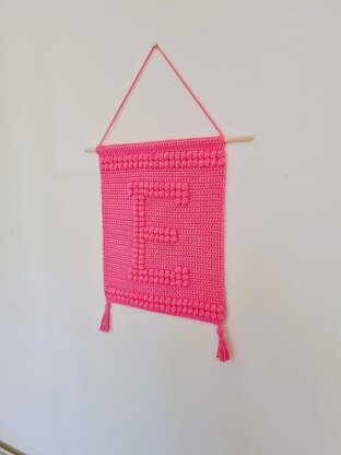 Letter E Wallhanging
