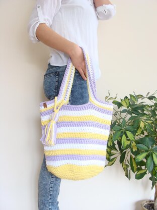 Striped Candy Bag