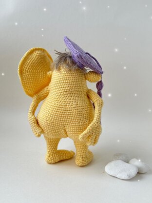 The alien Big Ear (only crochet, PDF)