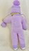 17 Cosy Sleepsuit or Snuggly Snow Suit Set