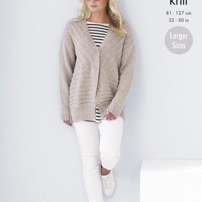 Cardigans in King Cole Cotton Top DK - 5373pdf - Downloadable PDF