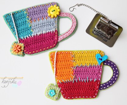 Tea Cup Crochet Patchwork