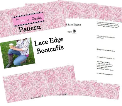 Lace Edge Boot Cuffs