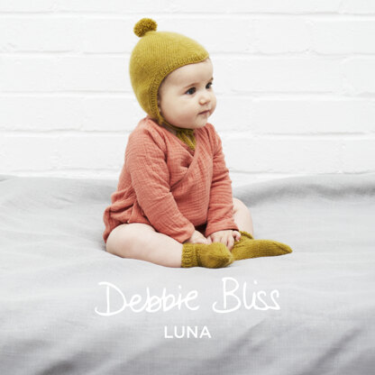 Debbie Bliss Luna Lyra Baby Bonnet & Socks 2 Ball Project Yarn Pack