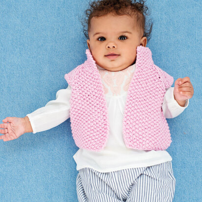 Waistcoat and shoes in Rico Baby Cotton Soft DK - 400 - Downloadable PDF