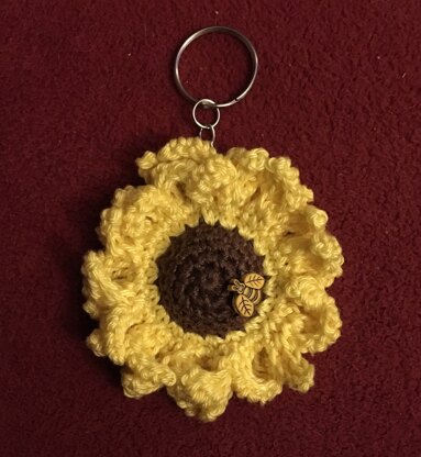 Sunflower Keychain