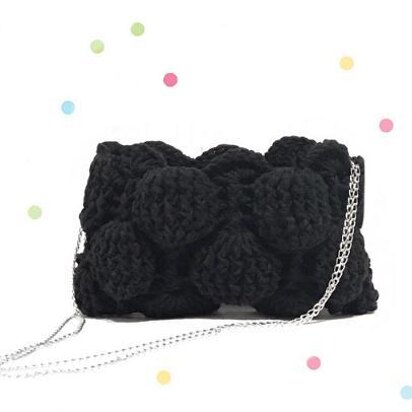 Crochet clutch bag . The Moon Balloon Clutch( detailed Photo tutorial )