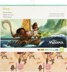 Cricut 12"X12" Deluxe Paper 12/Pkg - Disney Moana, Born To Voyage