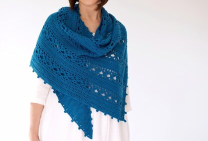 Florence triangular shawl