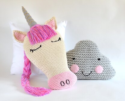 Unicorn and Cloud Pillows