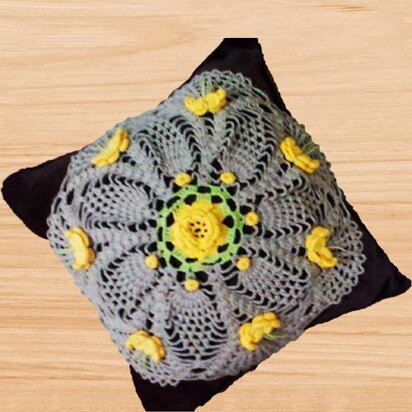 Crochet round doily
