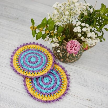 Purple Stripes Coaster