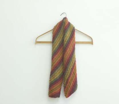 Diagonal Rib Scarf