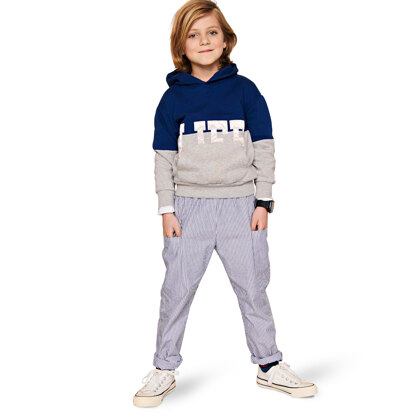 Burda Style Children's Pull-On Pants B9255 - Sewing Pattern