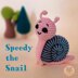 Speedy the Snail Amigurumi Pattern
