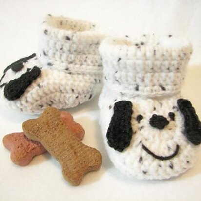 Puppy Dog Baby Booties