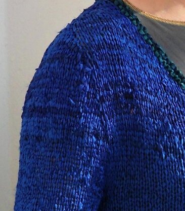 Claire bleu Strickjacke