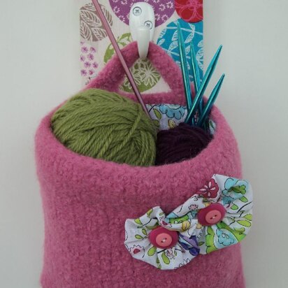 Felted Hanging Bag