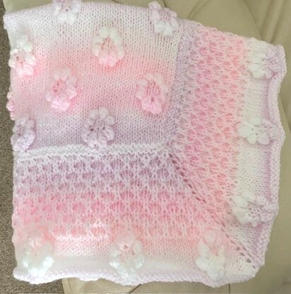 SUGAR PUFF baby blanket