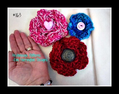 1163 - Knit Flower