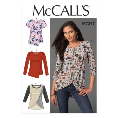 McCall's Misses' Tops M7247 - Sewing Pattern