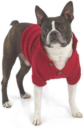 Buster Dog Coat in Berroco Vintage Knitting Patterns LoveCrafts